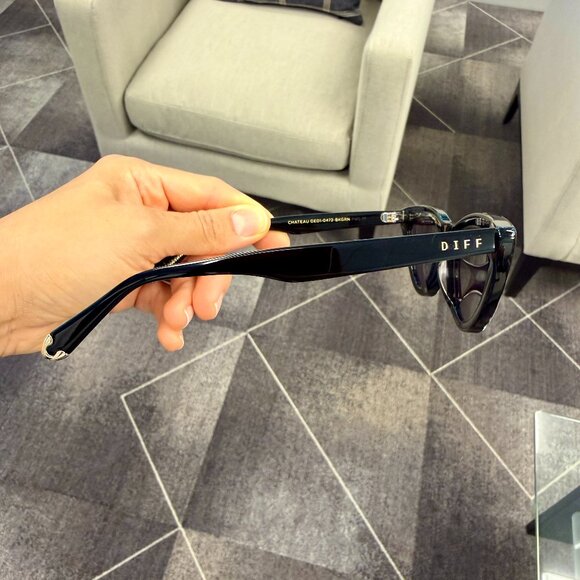 DIFF x ADRIENNE BAILON CHATEAU + BLACK + GREY SUNGLASSES main image 10